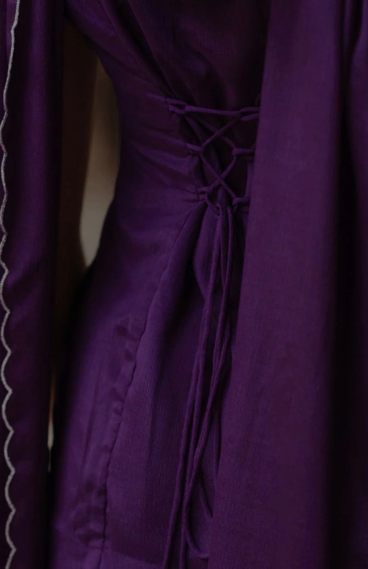 Purple Adjustable Kurta with Skirt & Dupatta